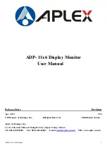 Aplex ADP- 11x6 User Manual preview