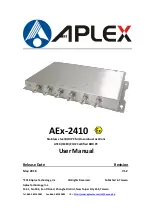 Preview for 2 page of Aplex AEx-2410 User Manual