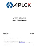 Preview for 1 page of Aplex APC-3514 User Manual