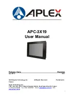 Aplex APC-3519 User Manual preview