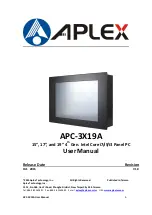 Предварительный просмотр 1 страницы Aplex APC-3X19A User Manual