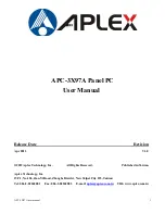 Aplex APC-3X97A User Manual preview