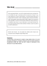 Preview for 3 page of Aplex ARCDIS-1 (P/G) Series User Manual