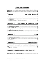 Preview for 4 page of Aplex ARCDIS-1 (P/G) Series User Manual