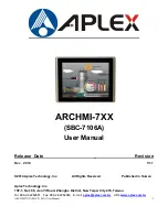 Aplex ARCHMI-716 User Manual preview