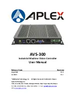 Aplex AVS-300 User Manual preview