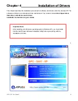 Preview for 61 page of Aplex OPC-5XX7 User Manual