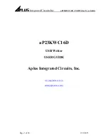 Aplus aP23KWC16D User Manual preview