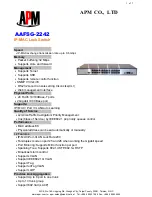 Preview for 1 page of APM AAFSG-2242 Brochure