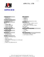 Preview for 2 page of APM AAFSG-2242 Brochure