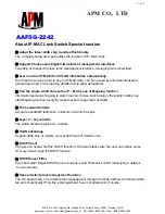 Preview for 3 page of APM AAFSG-2242 Brochure