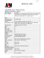 Preview for 2 page of APM AAL-9606 Specifications