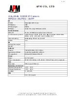 Preview for 2 page of APM AAL-9646 Specifications