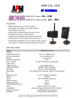 Preview for 1 page of APM AAL - 9684 Specifications