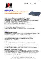 APM AAMS226 Specification Sheet preview