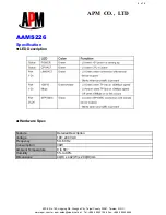 Предварительный просмотр 6 страницы APM AAMS226 Specification Sheet