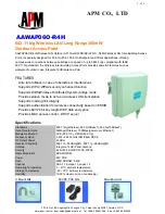 Предварительный просмотр 1 страницы APM AAWAP06O-R4H Specification Sheet