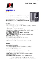 APM AAWIPH90 Specification Sheet preview