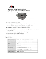 Предварительный просмотр 1 страницы APM ABR-2410gM Specification Sheet