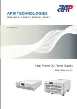 Preview for 1 page of APM APM-SP-VDC-3U Series User Manual