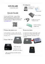 Preview for 1 page of APM OT-3G-08 Quick Manual