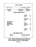 Preview for 19 page of APOGEE ACOUSTICS Diva Owner'S Manual And Assembly Instructions