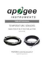 Apogee Instruments ST-100 Owner'S Manual preview