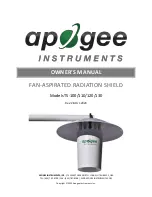 Apogee Instruments TS-100 Owner'S Manual предпросмотр