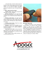 Предварительный просмотр 4 страницы Apogee 808 Keychain User Manual