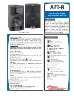 Apogee AFI-8 Specification preview