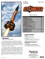 Apogee Atomizer 05054 Quick Start Manual preview