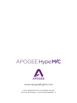 Предварительный просмотр 16 страницы Apogee HypeMic Quick Start Manual