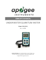 Apogee MQ-210X Owner'S Manual preview