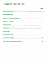 Preview for 2 page of Apollo Healthcare Technologies Limited Apollo 5 Plus APHos2 User Manual