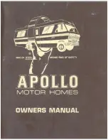 Предварительный просмотр 1 страницы Apollo 2600DB 1978 Owner'S Manual