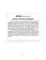 Preview for 21 page of Apollo 7300ETL Installation Manual