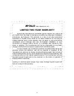 Preview for 23 page of Apollo 7500ETL Installation Manual