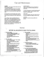 Preview for 16 page of Apollo aac24bib Use And Care Manual