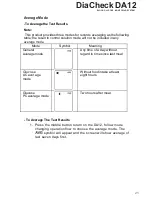 Предварительный просмотр 23 страницы Apollo DiaCheck DA12 User Manual