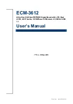 Apollo ECM-3612 User Manual предпросмотр