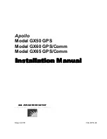 Preview for 1 page of Apollo GX50 Installation Manual