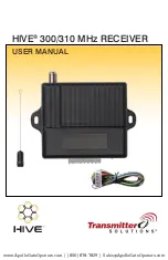 Предварительный просмотр 1 страницы Apollo HIVE 300 User Manual