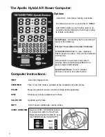 Preview for 14 page of Apollo Hybrid AR Rower Owner'S Manual