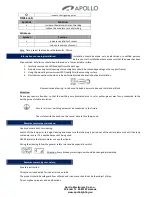Preview for 5 page of Apollo LQZ10WW-BLK User Manual