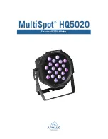 Предварительный просмотр 1 страницы Apollo MultiSpot HQ5020 User Manual