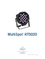 Предварительный просмотр 28 страницы Apollo MultiSpot HQ5020 User Manual