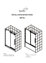 Apollo NAPOLI SDNA-4876CG-BN Installation Instructions Manual предпросмотр