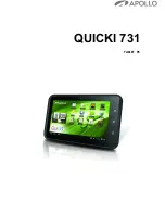 Apollo QUICKI 731 Instruction Manual preview