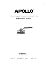 Preview for 1 page of Apollo Saturn Series Installation, Operation And Maintenance Manual