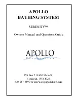 Apollo SERENITY Whirlpool Owner'S Manual предпросмотр